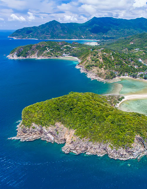 Utsikt over Koh Phangan, Thailand