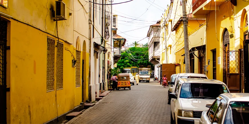 Gamlebyen i Mombasa