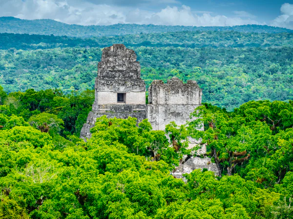 Ruiner i Tikal nasjonalpark
